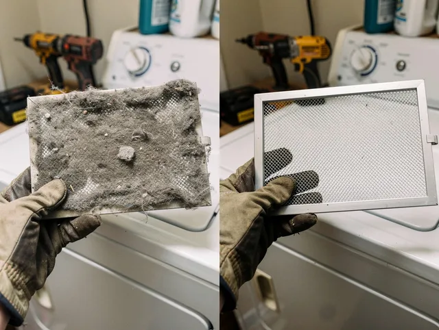 Professional lint trap cleaning by Monrovia Dryer Vent Cleaning in Monrovia