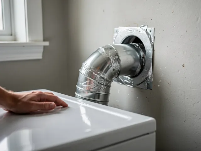 Monrovia Dryer Vent Cleaning expert performing professional dryer vent repair and installation in Monrovia
