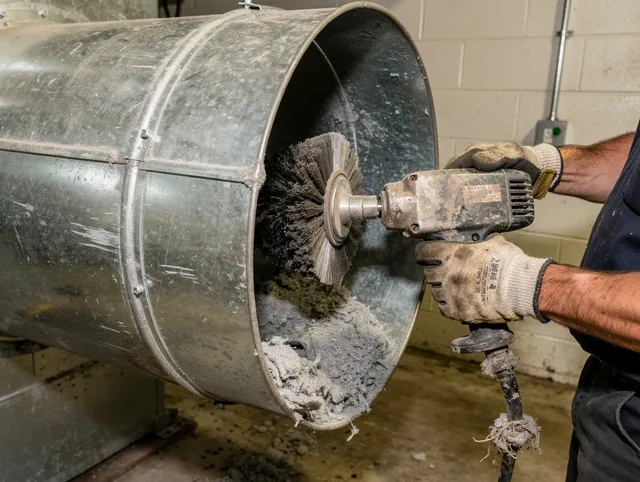 Industrial-grade dryer vent cleaning by Monrovia Dryer Vent Cleaning in Monrovia