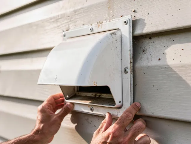 Monrovia Dryer Vent Cleaning technician delivering thorough residential dryer vent cleaning service in Monrovia